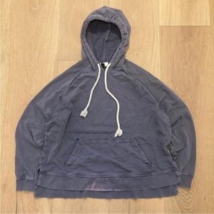 Heavily Distressed Gray Universal Thread Cropped Hoodie